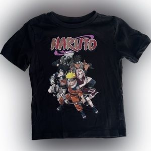 Naruto Black Boys T-shirt, size small / 6